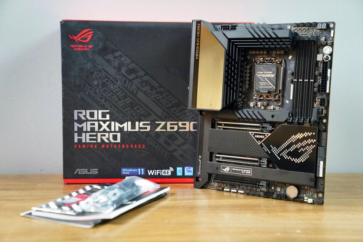 ASUS ROG Maximus Z690 Hero (WiFi 6E) LGA 1700 DDR5 Intel ATX Motherboa