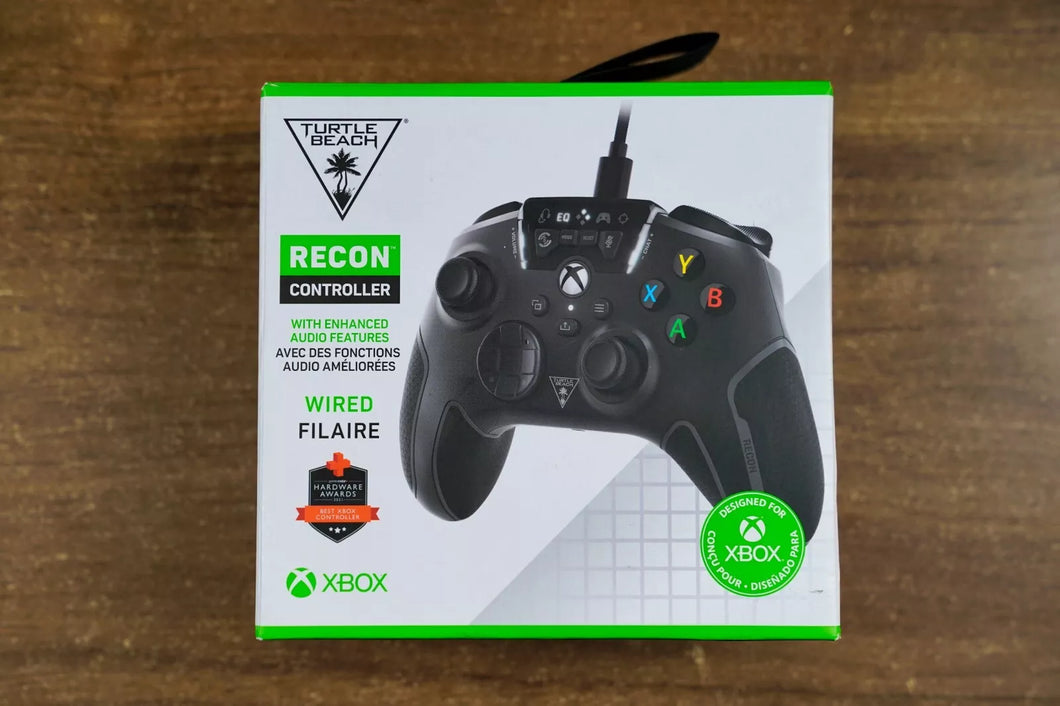 Turtle Beach Recon Black Wired Controller - Xbox, PC