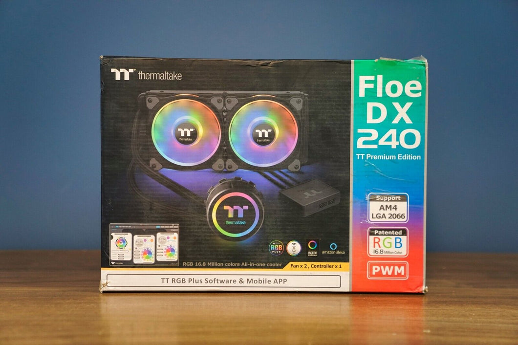 THERMALTAKE Floe DX RGB 240 TT Premium Edition AIO CPU Liquid Cooler