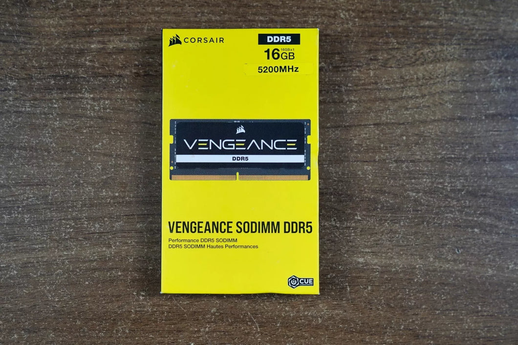 CORSAIR Vengeance 16GB DDR5 SO-DIMM 5200 (PC5 41600) Laptop Memory RAM