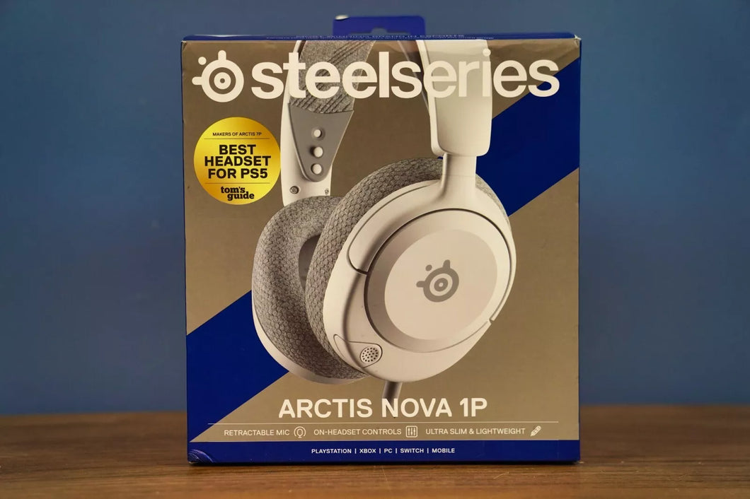 SteelSeries Arctis Nova 1P White Gaming Headset