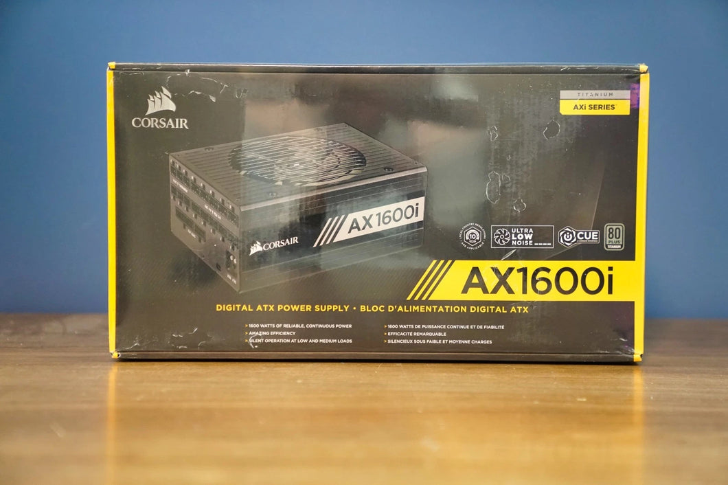 CORSAIR AX1600i 1600W 80 PLUS TITANIUM Fully Modular ATX Power Supply PSU