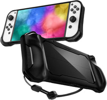 Load image into Gallery viewer, Spigen Rugged Armor Matte Black Case For Nintendo Switch (OLED Model)
