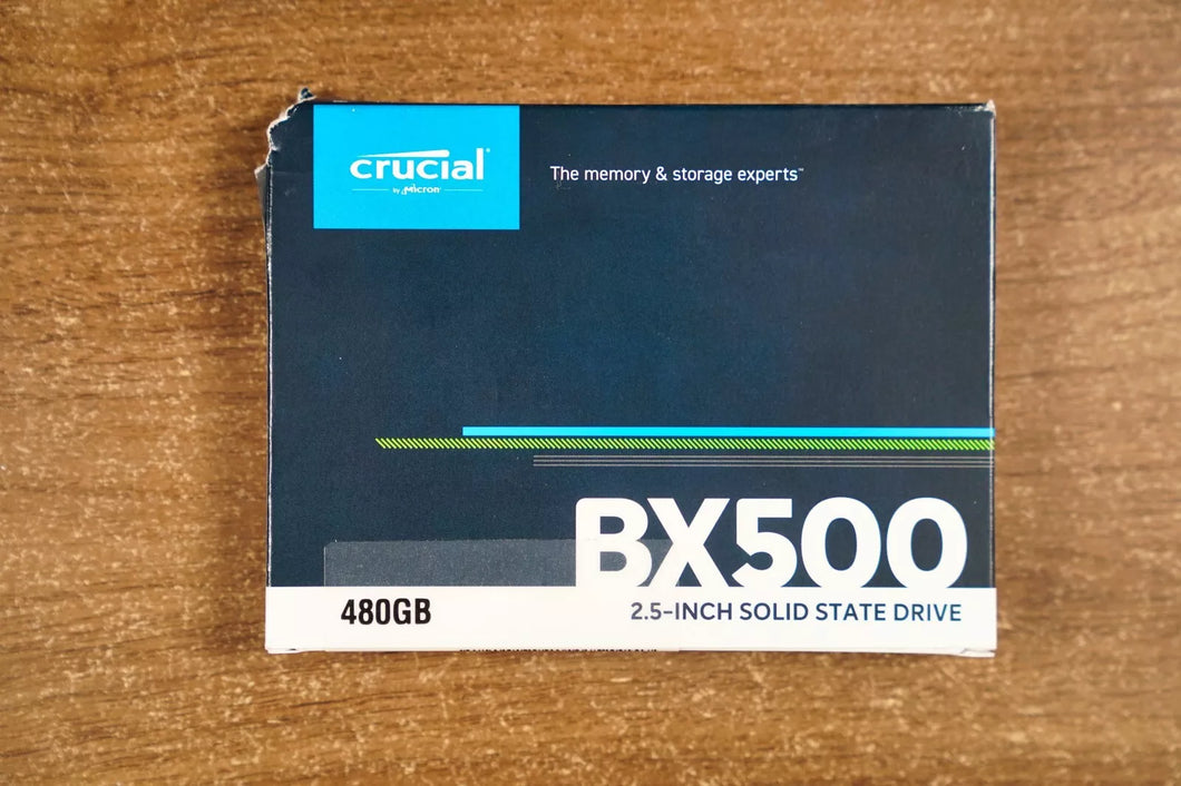 Crucial BX500 480GB 3D NAND SATA 2.5