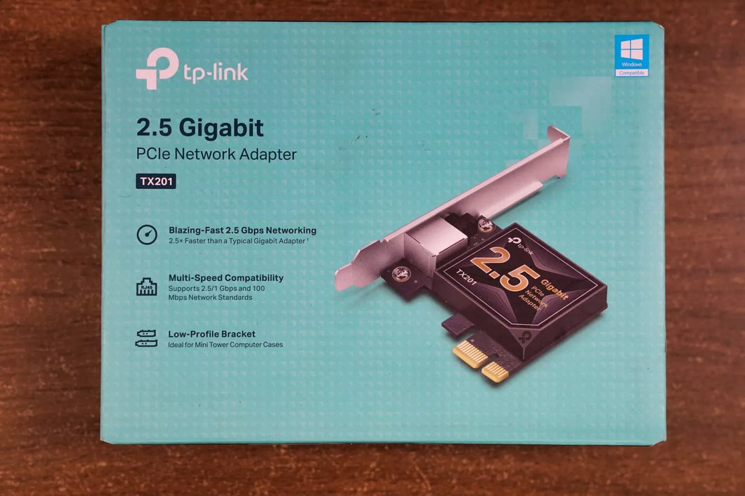 TP-Link 2.5GB PCIe Network Card (TX201)